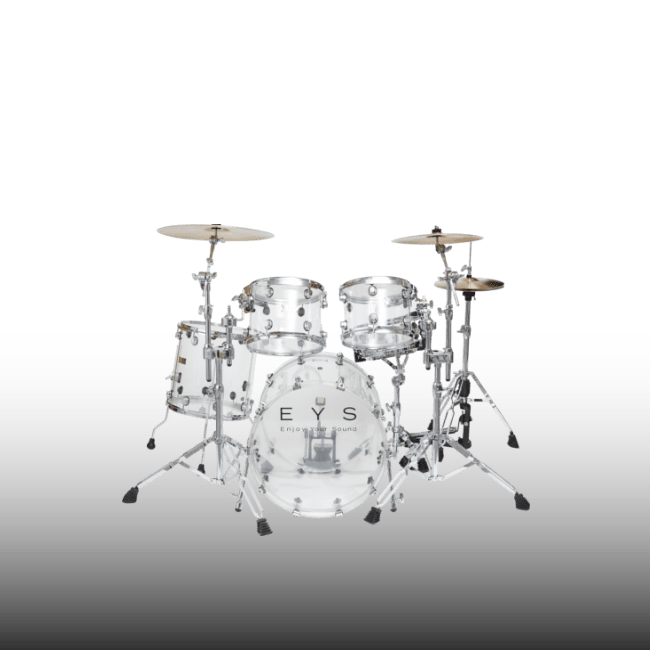 Drum クリアカラーでクールなビジュアル発音性抜群なアクリル製